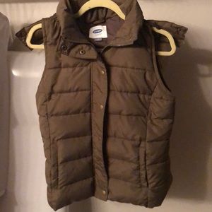 Old Navy Hooded Puffy Vest